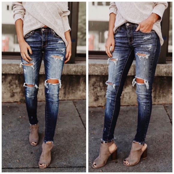 Couture Gypsy Denim - Distressed Jeans